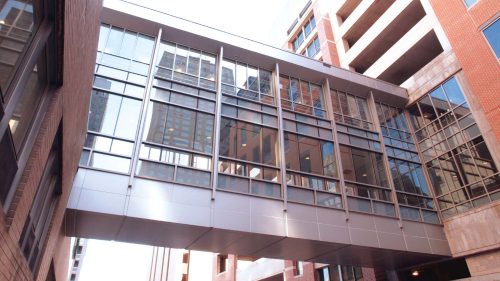 Mercy Medical Weinberg Center and Garage exterior.