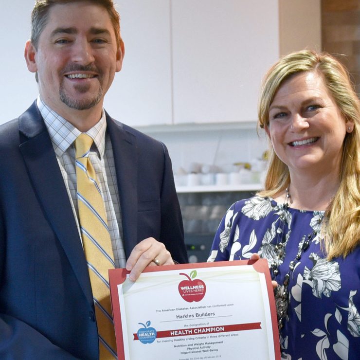 Harkins is an American Diabetes Association Health Champion.