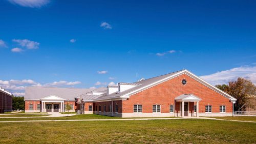 Quantico Dining Hall exterior.