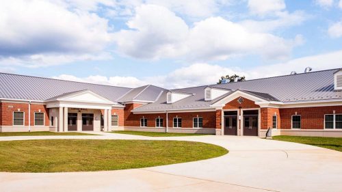 Quantico Dining Hall exterior.