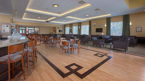 Quantico Dining Hall interior.