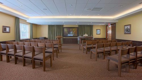 Quantico Dining Hall interior.