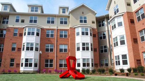 Twinbrook Station exterior.