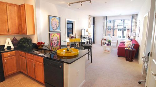 Twinbrook Station interior.