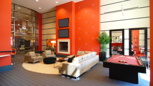 Twinbrook Station interior.