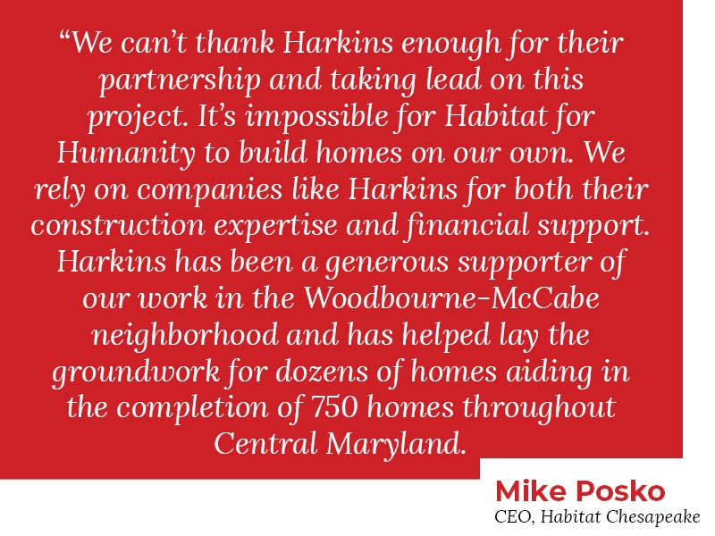 Mike Posko quote Harkins and Habitat groundbreaking of home