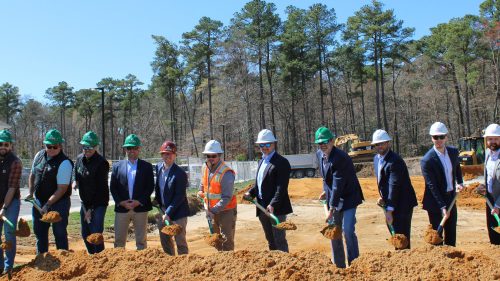 Harkins celebrates groundbreaking of The Villages at Slippery Hill Phases II & III.