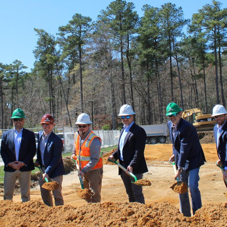 Harkins celebrates groundbreaking of The Villages at Slippery Hill Phases II & III.