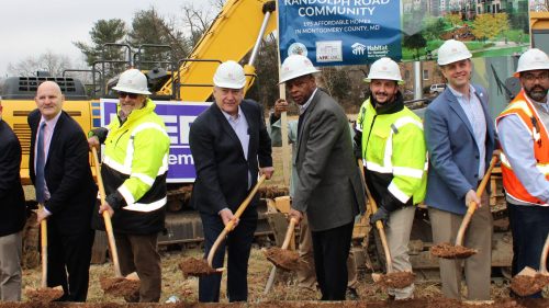 Harkins celebrates groundbreaking of Randolph Road.