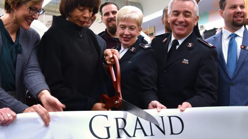 Salvation Army celebrates grand opening of first DMG Foods in Baltimore, MD.