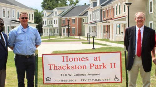 Harkins celebrates grand opening of Homes at Thackston Park Phase II.