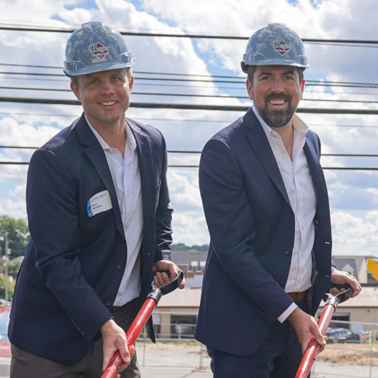 Harkins celebrates groundbreaking of Lofts at Kennett Square.