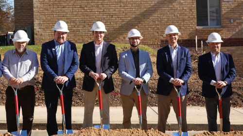 Harkins celebrates groundbreaking of Park Montgomery.
