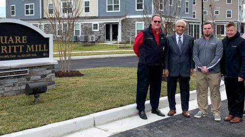 Merritt Mill Apartments celebrates grand opening.
