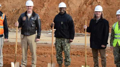 Unaccompanied Housing Facility breaks ground.