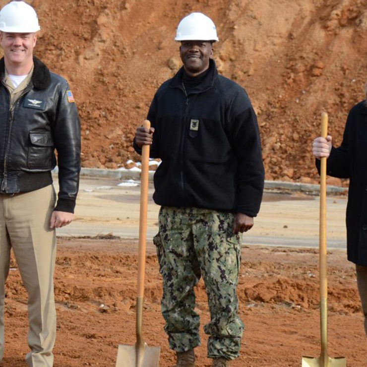 Unaccompanied Housing Facility breaks ground.