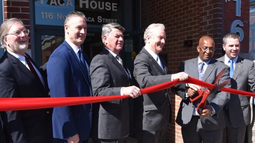 Paca House celebrates ribbon cutting.