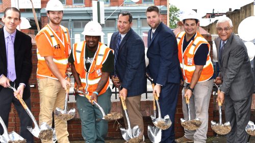 Paca House Renovation Project breaks ground.