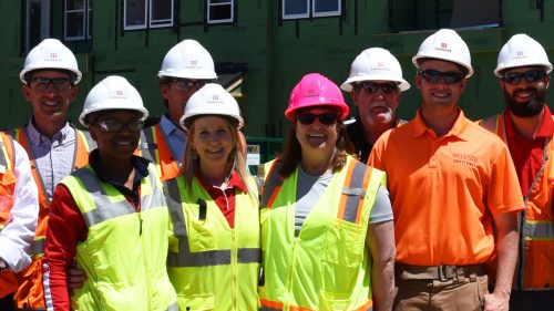 Mixed use community Parc at Princeton tops out.