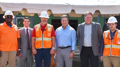 New senior living community tops out.