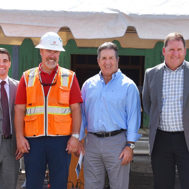 New senior living community tops out.