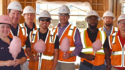 New Market Rate Apartment tops out.