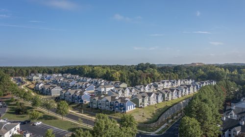 Aspen Heights University City aerial.