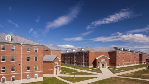 Quantico Ph ||| Student Quarters P-565 Pokorney Hall exterior.